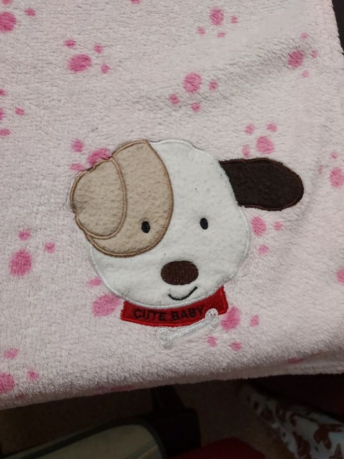 Lot de 3 Couvertures/plaids bébé fille TU - photo numéro 10