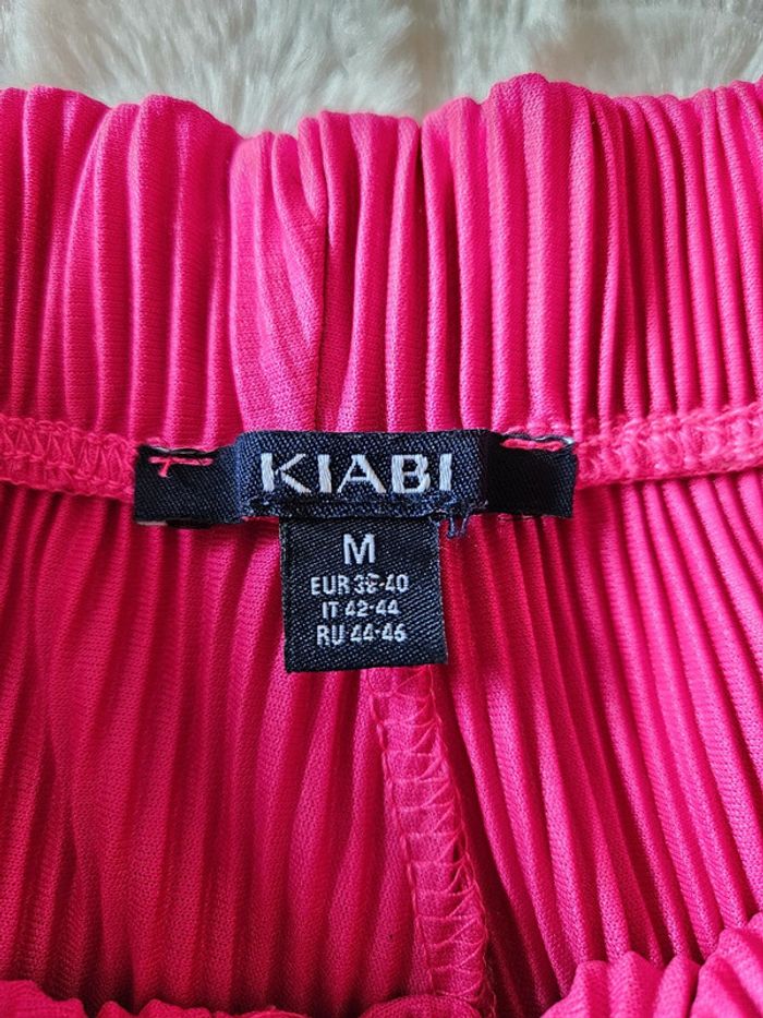 Short fuchsia jupe culotte taille 38 Kiabi - photo numéro 2