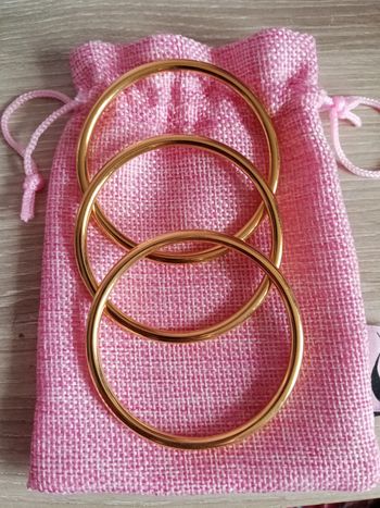 Jonc bijouterie acier inoxydable 