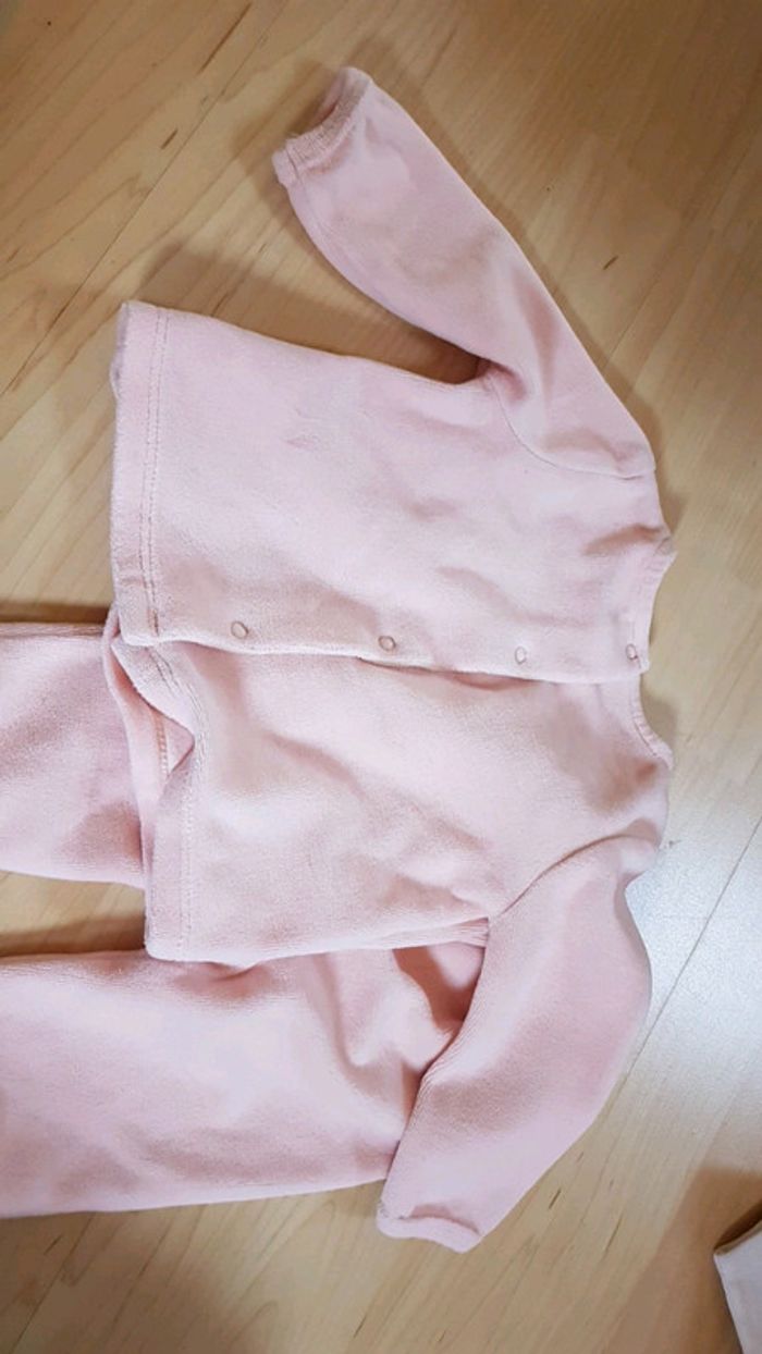 Pyjama rose vertbaudet 3mois - photo numéro 4