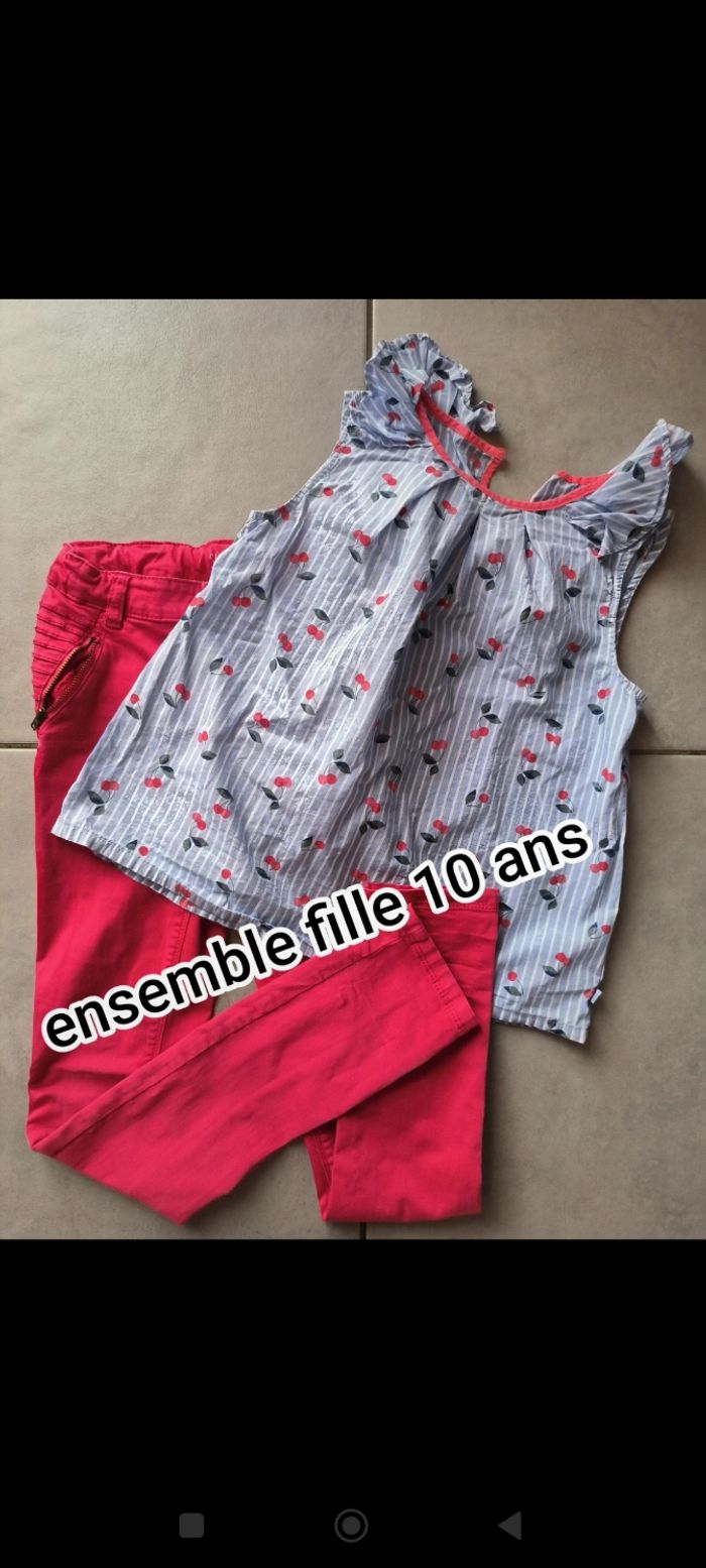 Ensemble fille 10 ans