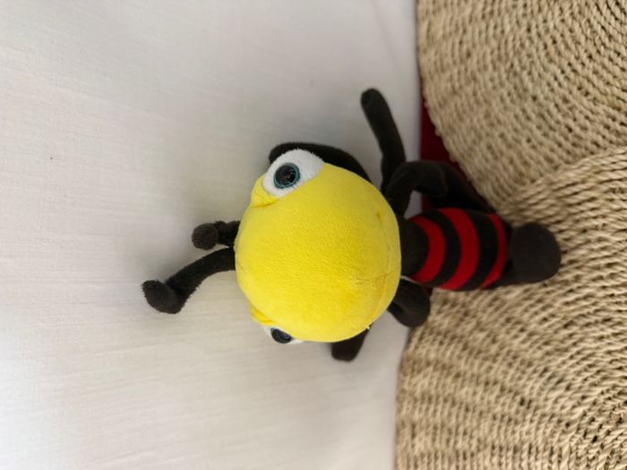 Peluche doudou Abeille grosse tête Picoty