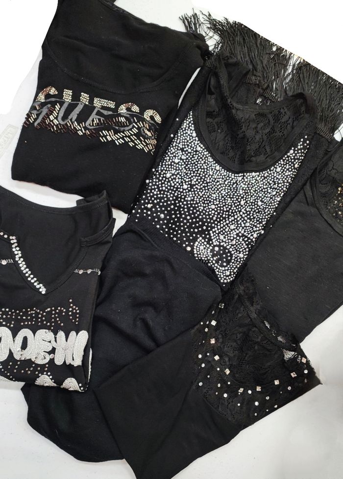 Lot t-shirt strass