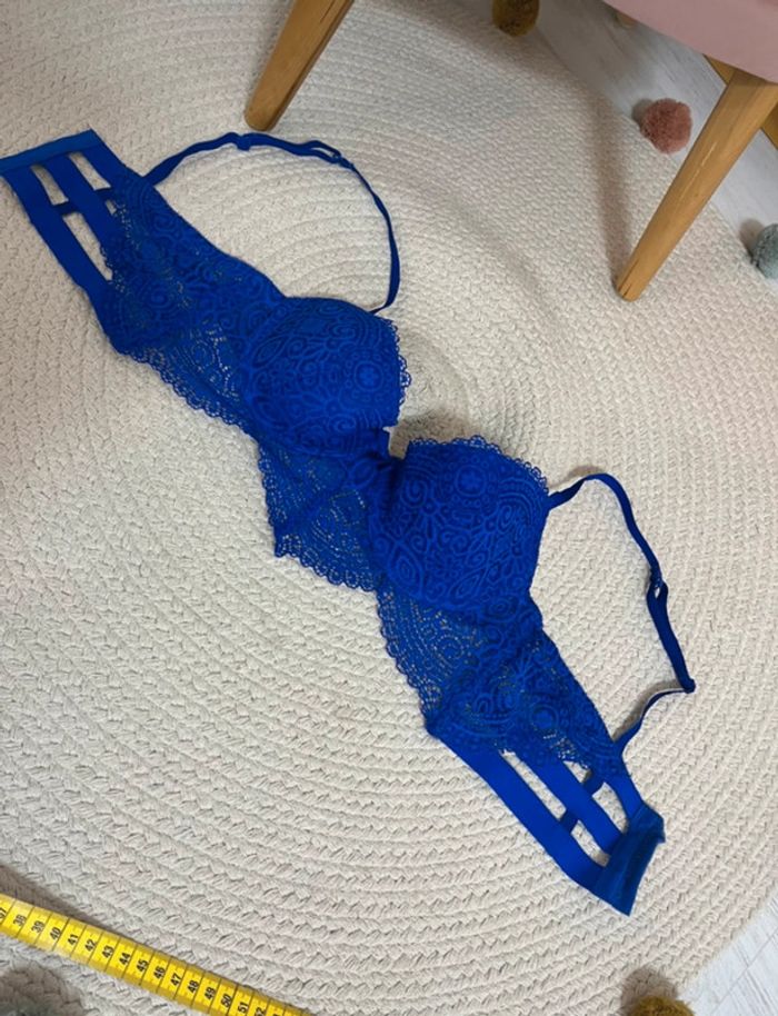 Soutien gorge bleu undiz 90B - photo numéro 3