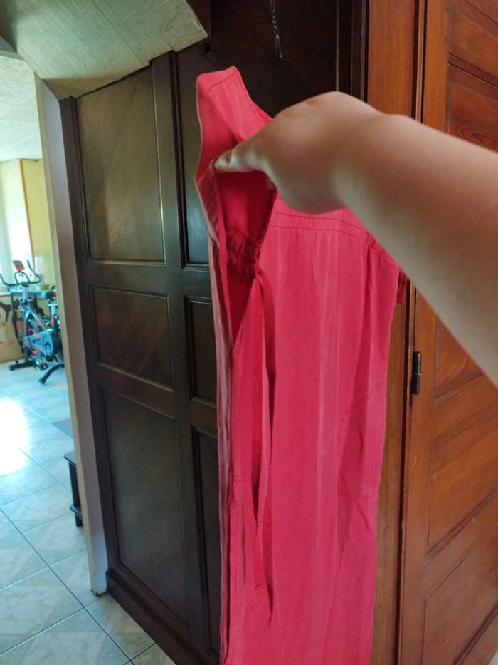 Robe rouge Fée Maraboutée poches vintage S/36 - photo numéro 5