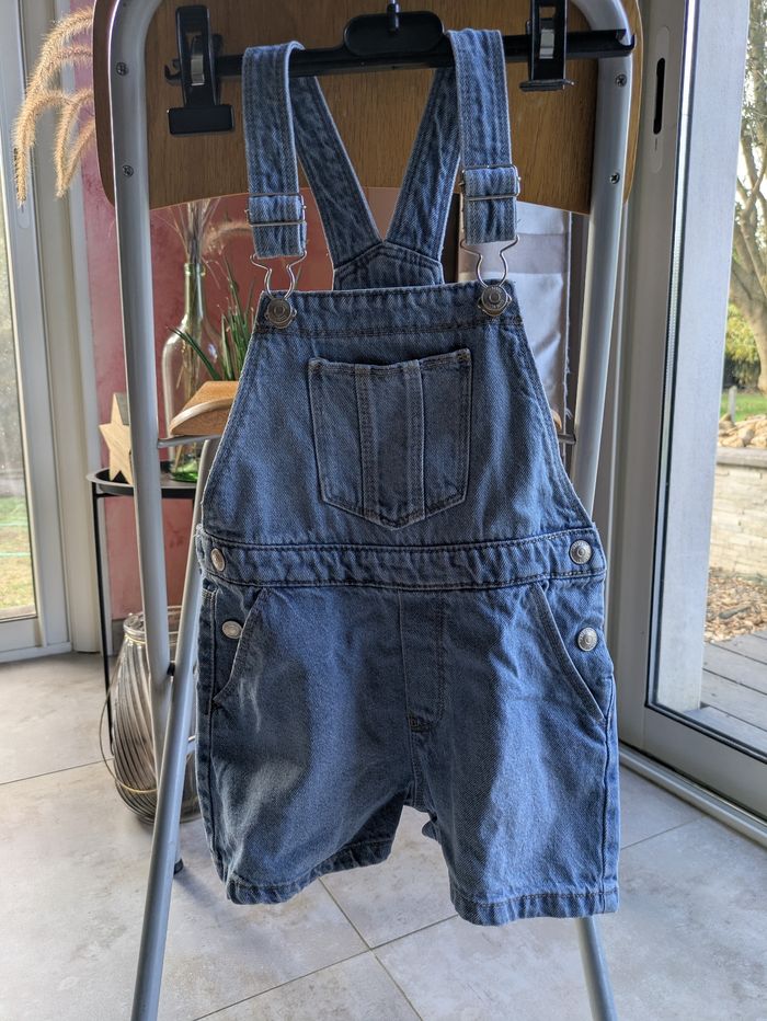 Combinaison short en jean