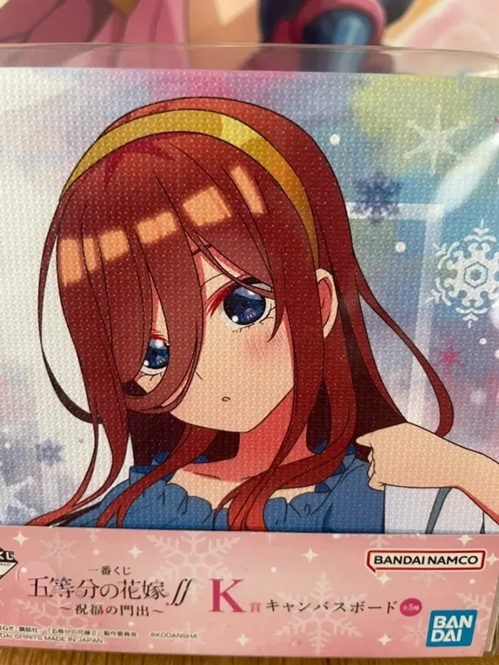 The Quintessential Quintuplets – Canvas Board Miku Nakano Ichiban Kuji Shukufuku no Kadode 11 cm - photo numéro 2