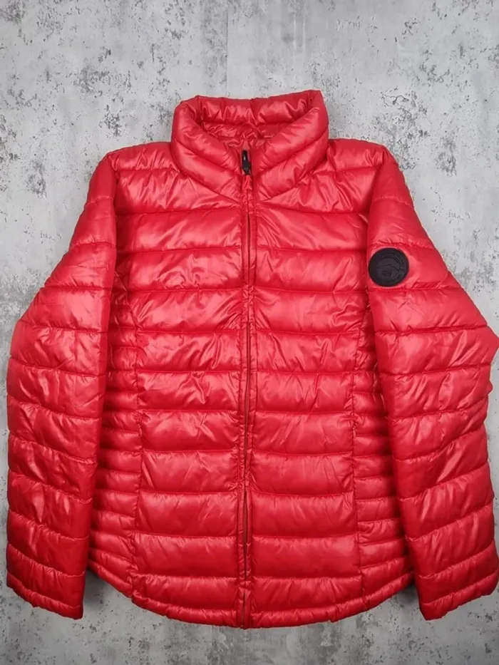 Doudoune Geographical Norway rouge XXL Femme (mesures en photos)