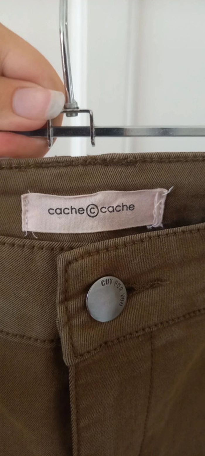 Jeans skinny kaki cache cache 38 - photo numéro 5