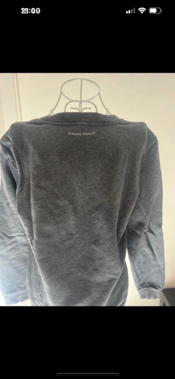 Sweat-shirt Claudie pierlot taille M - photo numéro 3