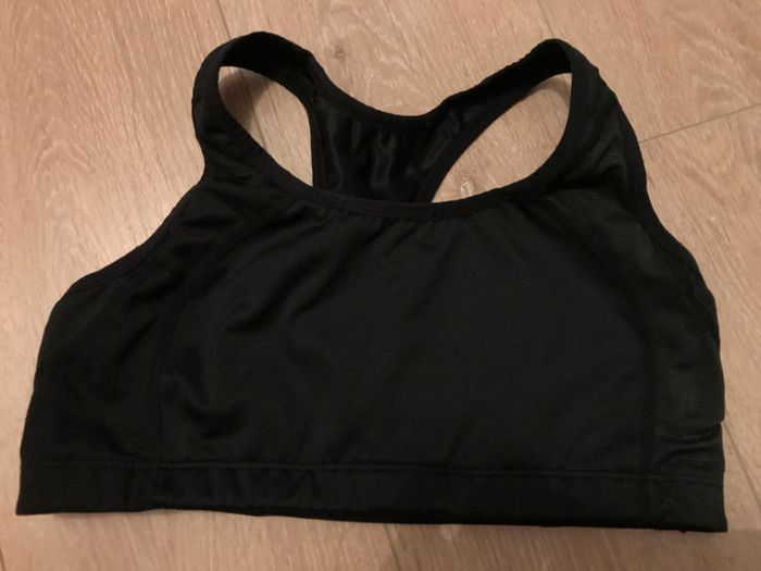 Brassière de sport noire New Balance taille L