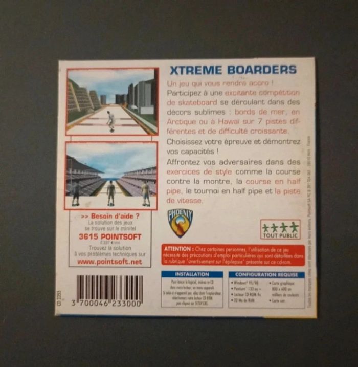 Jeu PC Xtreme Boarders windows 95/98 vintage - photo numéro 4