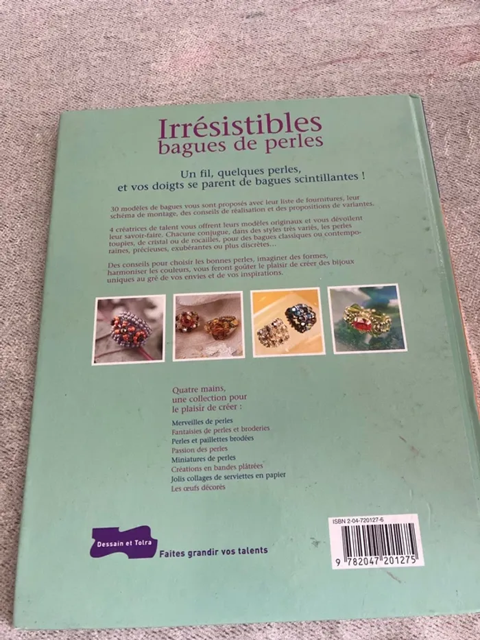 Irrésistibles bagues de perles – Dessain et Tolra – Collection Quatre Mains - photo numéro 4