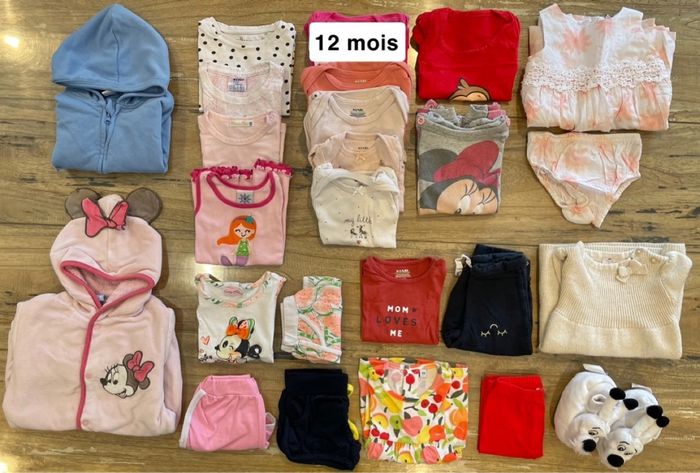 Lot 12 mois fille