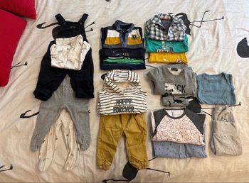 Lot vêtements garçon 9M 71cm