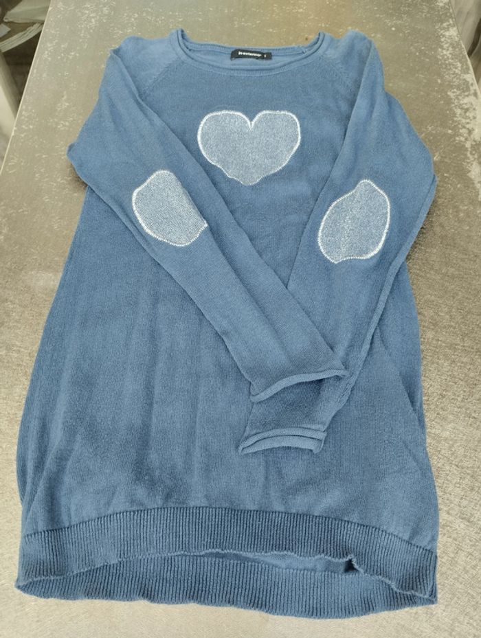 Robe laine 5 ans fille In Extenso bleu