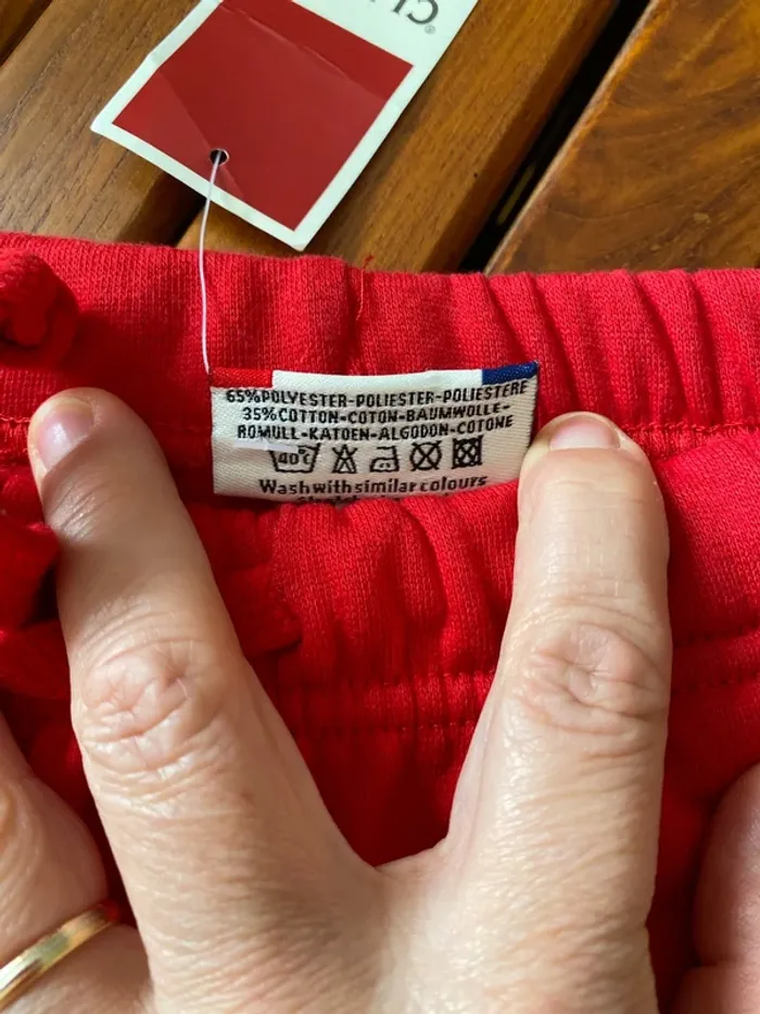 Pantalon jogging rouge enfant 9/11 ans - photo numéro 2