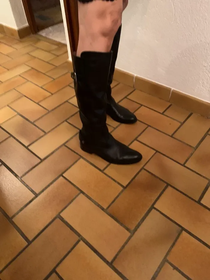 Bottes Zara cuir - photo numéro 4