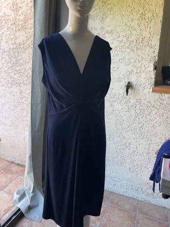 Robe bleue de la marque Damart