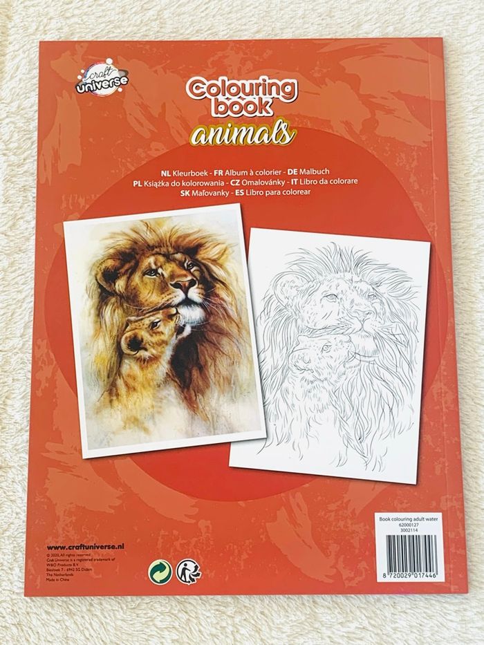 Cahier de coloriage de animaux Craft Universe - photo numéro 2
