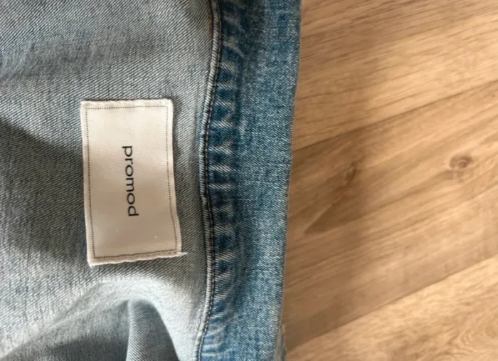 Promod, veste blouson en jean femme, taille 36 bleu clair - photo numéro 7