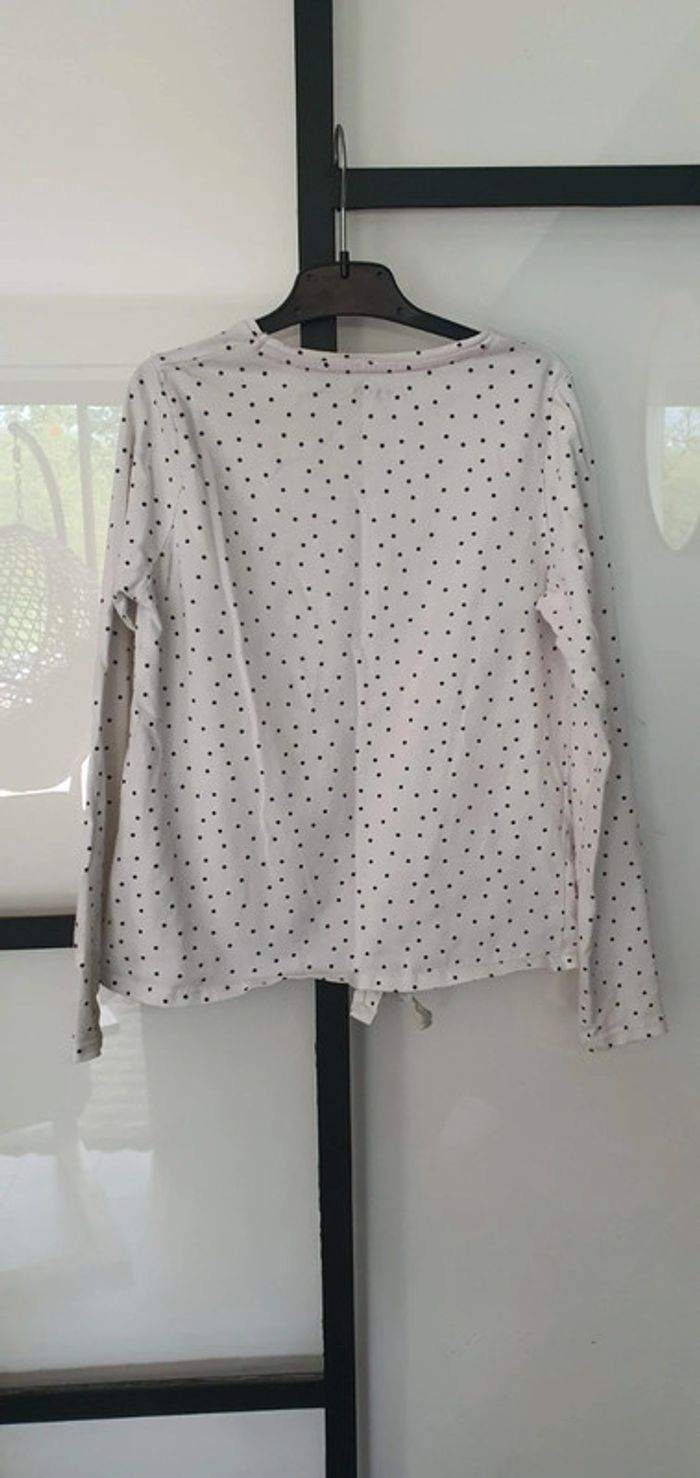 T-shirt manches longues pois. 9ans - photo numéro 3