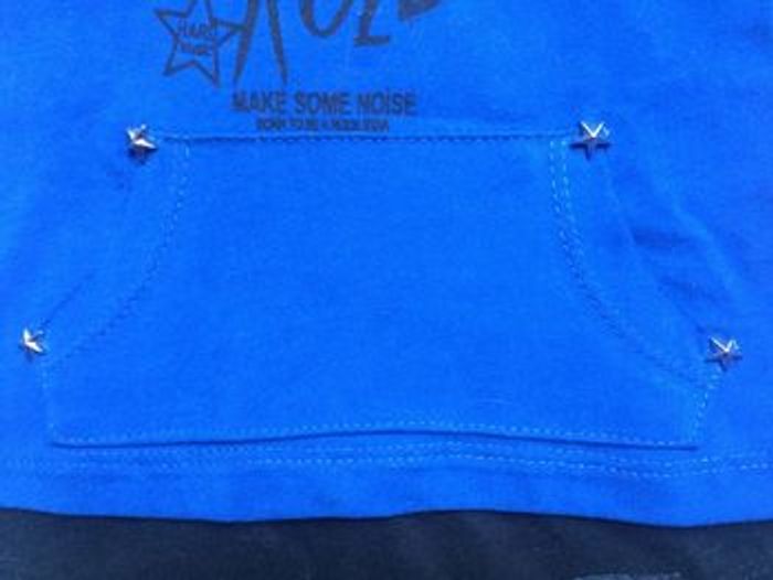 Sweat shirt bébé 6 mois bleu - photo numéro 7