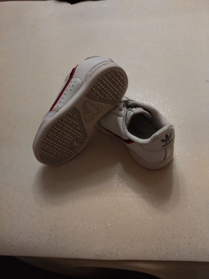 Basket adidas cuir. T 25 1/2 - photo numéro 5