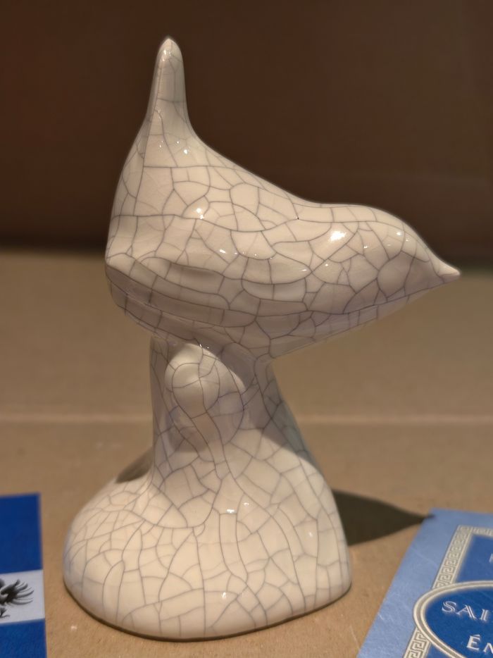 Oiseau blanc Saint Jean l'Aigle émaux de Longwy - photo numéro 5