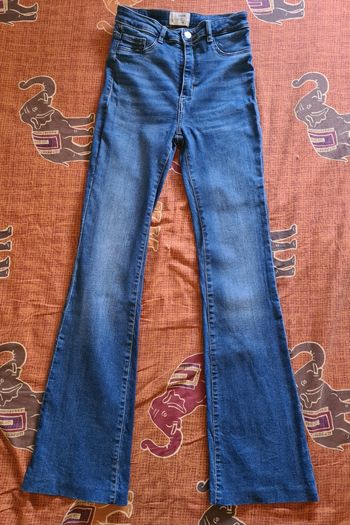 Jean skinny évasé femme