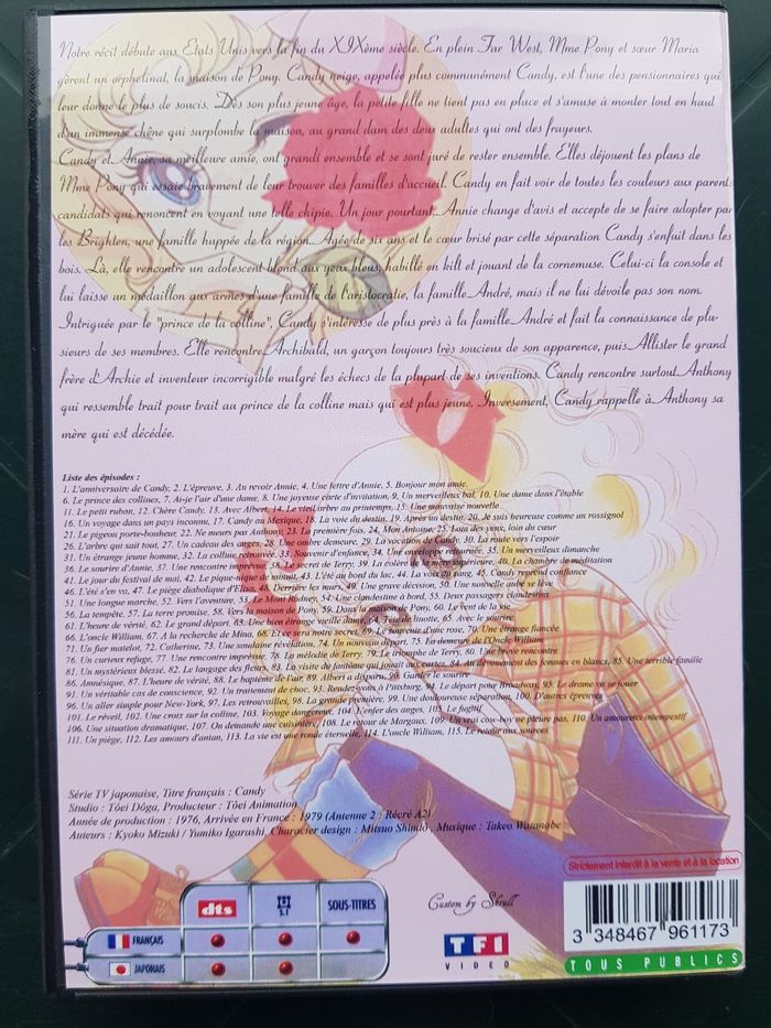 DVD Candy coffret Box intégrale 115 épisodes + Film VF - photo numéro 2