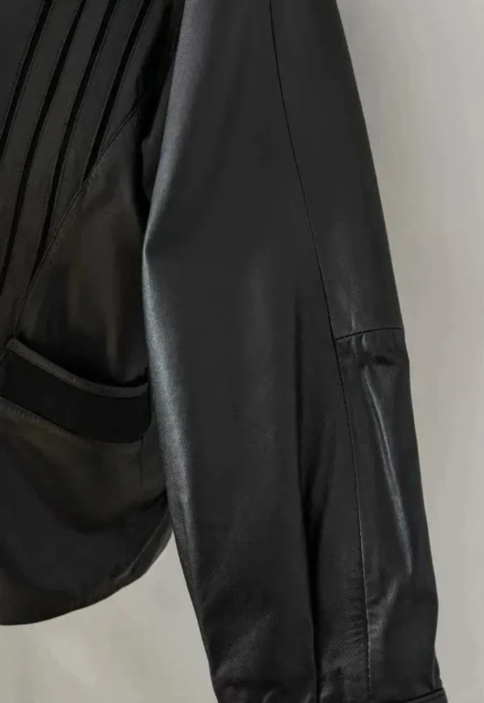 Blouson vintage en cuir agneau - La Richarde - taille 44 - photo numéro 8