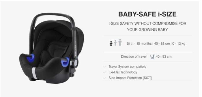 Siège auto Britax Römer Baby-Safe i-Size + base Isofix – Très bon état - photo numéro 6
