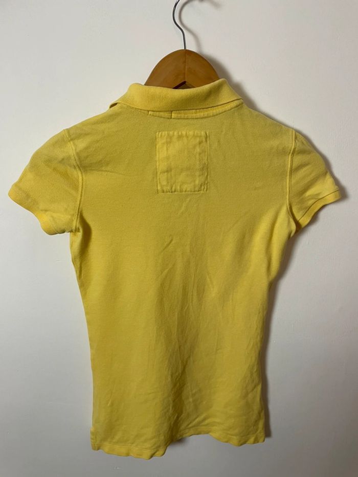 Polo femme Hollister – Taille XS – Jaune - photo numéro 3