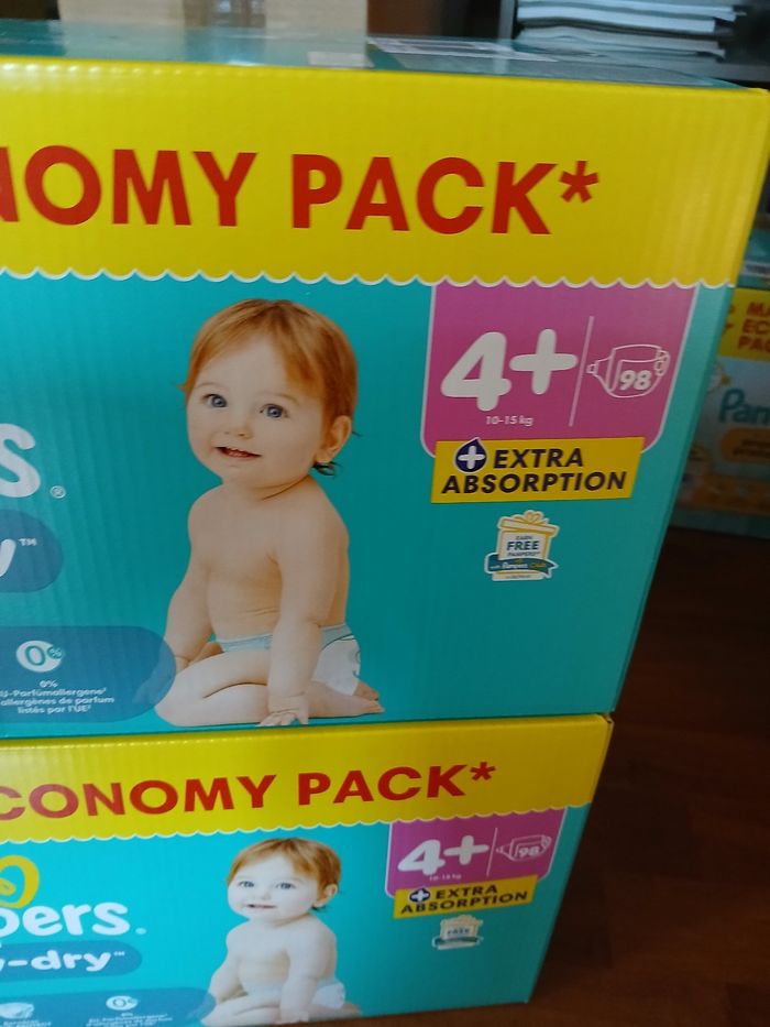 Lot 2 cartons couches pamoers maxi pack T4 plus