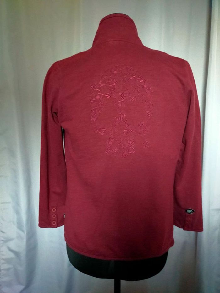 Veste femme bordeaux – Le Temps des Cerises – Taille S/M - photo numéro 6