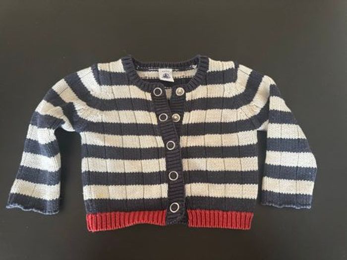 Gilet Petit Bateau marinière