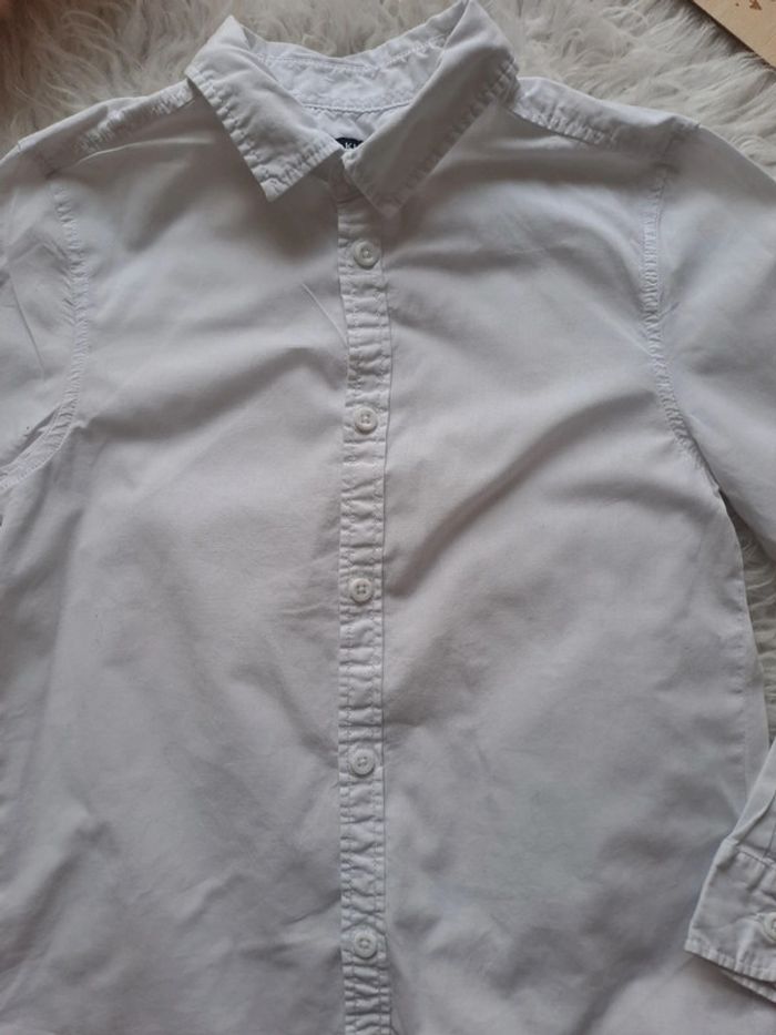 Chemise blanche kiabi 8ans - photo numéro 2