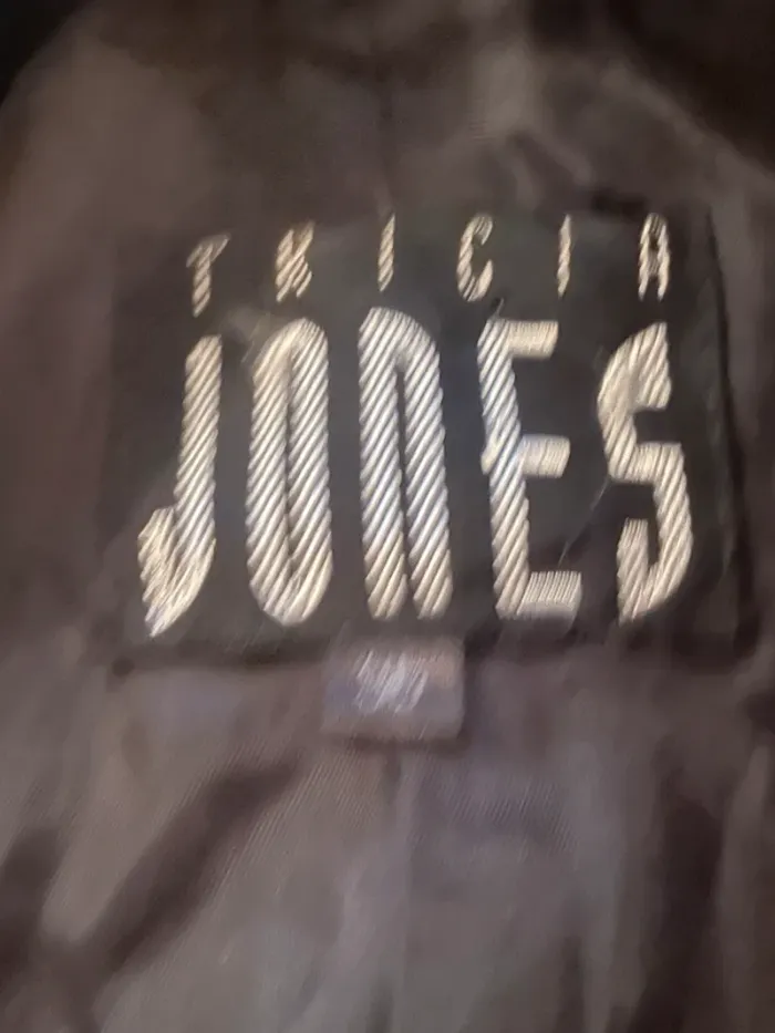Veste à rayures élégante sombre Tricia Jones 36 - photo numéro 9
