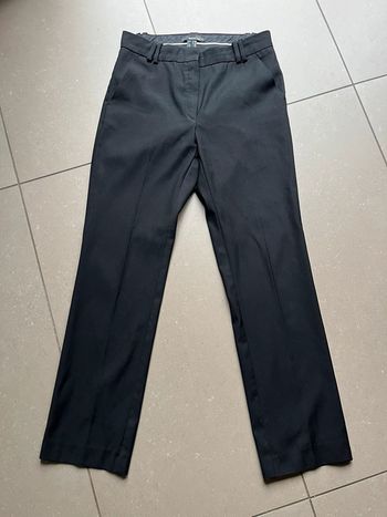 Pantalon noir chic mango S