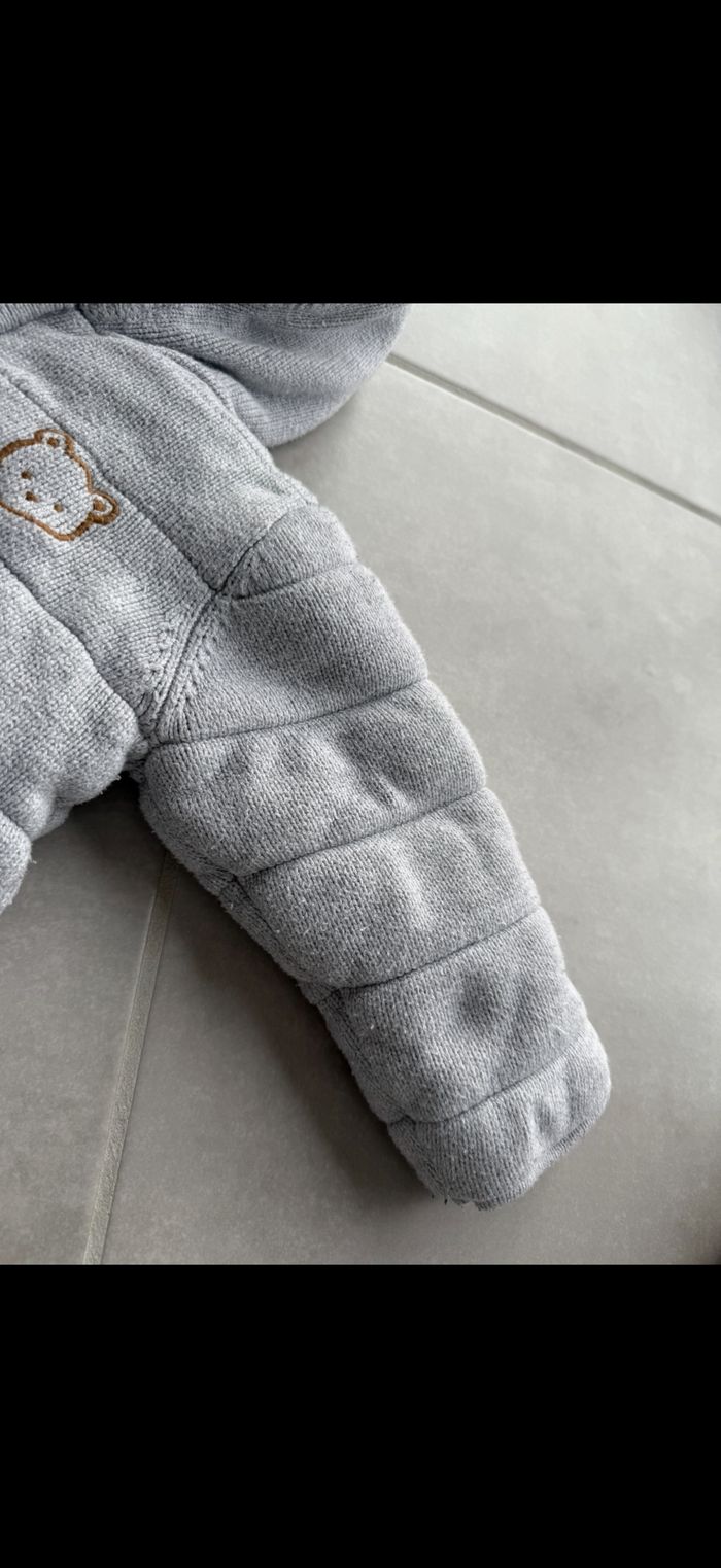 Manteau avec capuche fourré hiver chaud Taille 24 mois - photo numéro 5