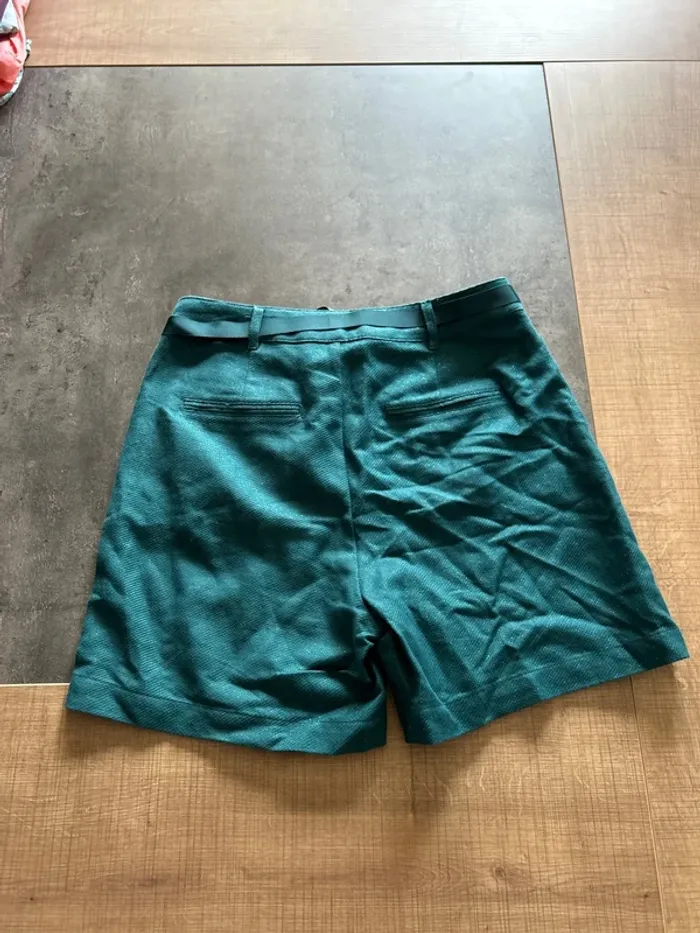 Short femme vert à paillettes, Bonobo, taille 34 - photo numéro 4