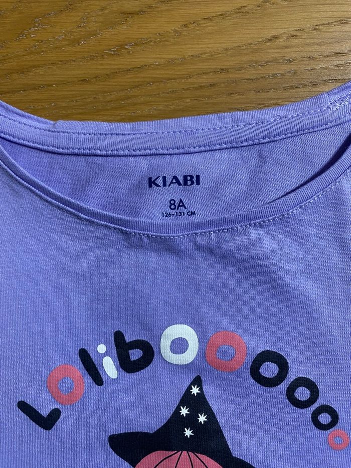 Kiabi T-shirt manches longues mauve Taille 8 ans - photo numéro 5