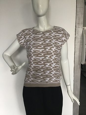 Pull sans manche 75% coton 🇫🇷Jean Richter Paris