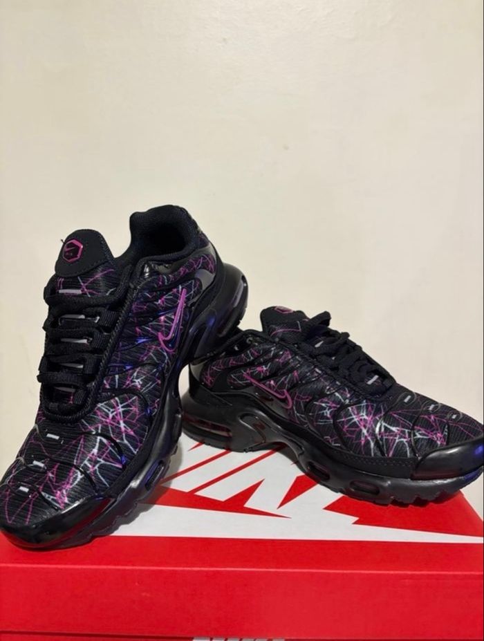 Nike tn enfant galactique noir violet 34 - photo numéro 2