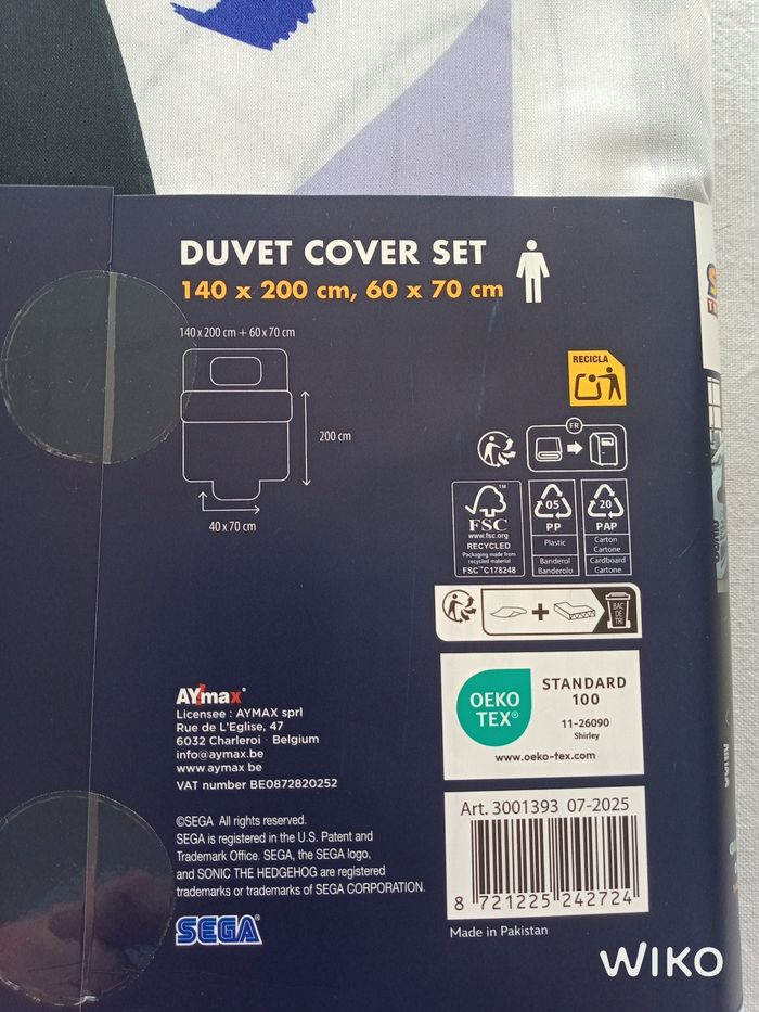 Parure lumineuse sonic140x200cm - photo numéro 7