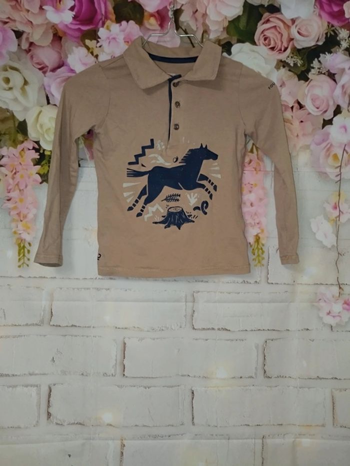 Tee shirt équitation 6ans fille