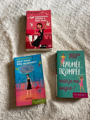 Lot 3 livres collection piment