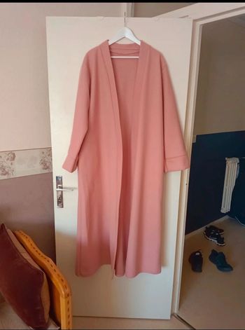 veste longue rose