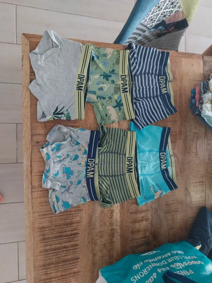 Lot de 6 boxer dpam 2 ans